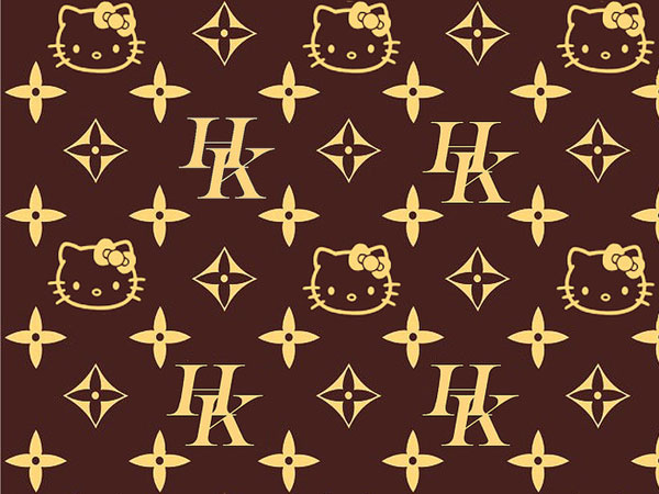 Hello Kitty Louis Vuitton Fabric Minecraft