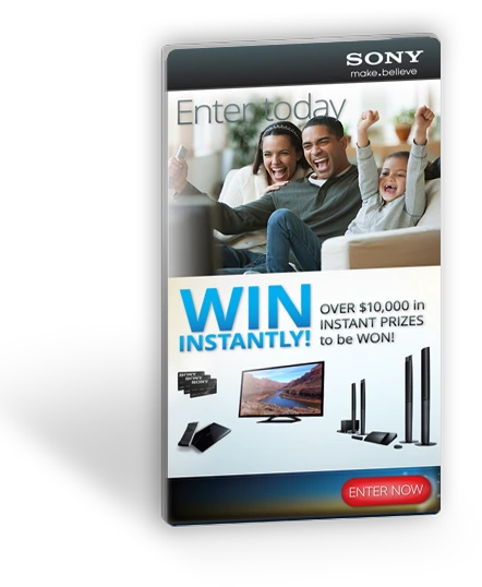 Enterprise event website for Sony Home Show built in Toronto
