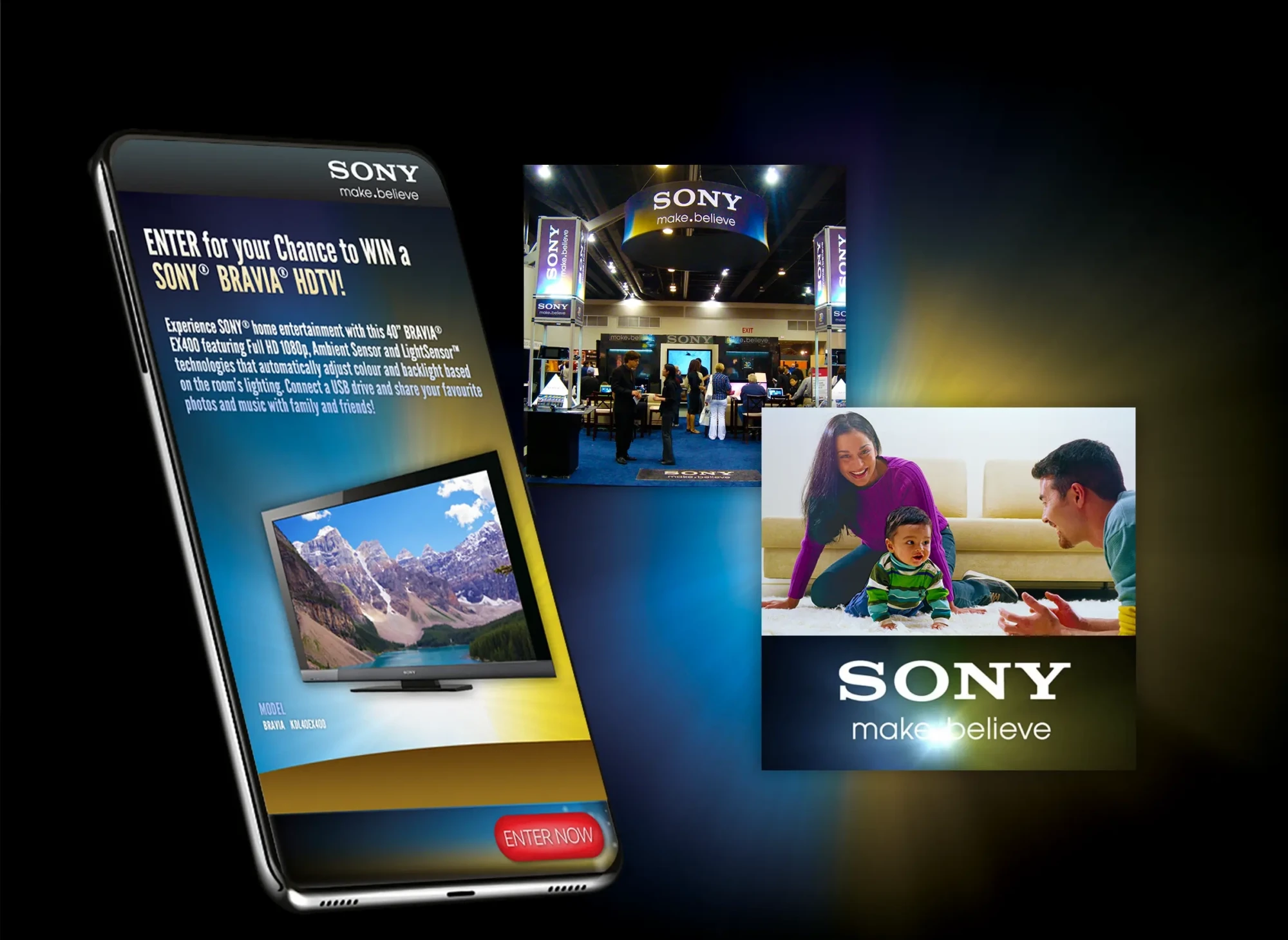 Sony Home Show digital marketing and web development project by blackDot.ca