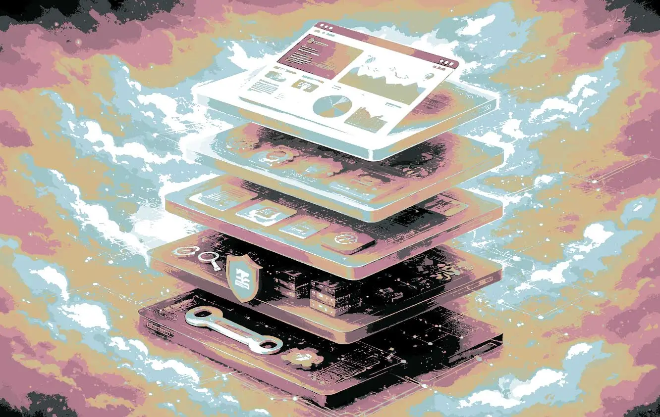 Website Cost Breakdown Design Development Infrastructure | Web Development Toronto | Digital Marketing & SEO Advertising Abstract layered shapes illustrating website cost breakdown including strategy, design, development, hosting, SEO, and ongoing maintenance